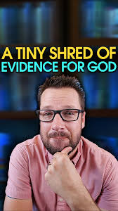 A tiny shred of evidence for God Take a moment and consider just how wild  it is that a thousand years before Jesus was crucified we have a prediction  that not only