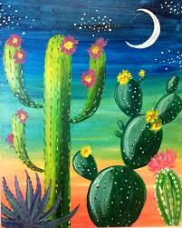 Laralarson1@gmail.com or soon on ebay! View Source Image Cactus Painting Cactus Art Succulent Painting