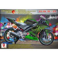 Decal stiker striping all new r15 v3 monster energy 2019. Jual Stiker R15 Terlengkap Harga Murah July 2021 Cicil 0