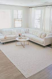 The Perfect Area Rug For A Neutral Living Room A Touch Of Pink Family Room Rug Farmhouse Rugs Living Room Neutral Living Room