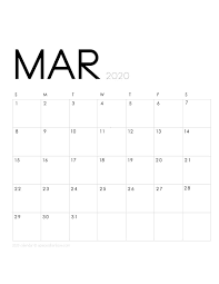 Printable March 2020 Calendar Monthly Planner 2 Designs Flowers Modern Monthly Planner Template Planner Calendar Calendar Printables