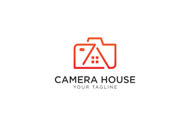 Camera House Logo In 2020 Home Logo Logo Design Template Home Camera
