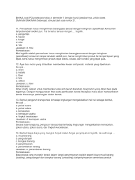 Dec 22, 2020 · soal transportasi dan logistik bagian 2. Pilihan Ganda Rekayas