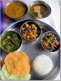 Andhra Thali Andhra Lunch Menu Indian Food Recipes Food Recipes