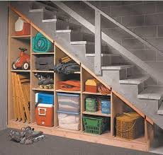 Under Stairs Ideas Understairs Storage Homeimprovement Home Diy Diyhsh Basementideas Unfinished Basement Storage Understairs Storage Basement Storage
