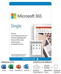 Office 365 is a line of subscription services offered by microsoft as part of the microsoft office product line. Microsoft 365 Single 1 Nutzer Mehrere Pcs Macs Tablets Und Mobile Gerate 1 Jahresabonnement Download Code Amazon De Software