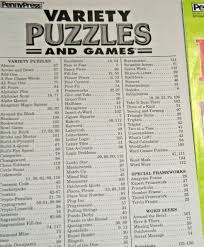 Looks easy, but maybe not…. 3 Penny Press Variety Puzzles Games Books 2018 2019 2 Are Special Issues Shopping Com