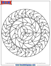 Little kids love that some of these are big kid pages to color. Abstract Shapes Coloring Pages Coloring Home
