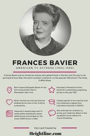 Frances bavier played the beloved aunt bee on the andy griffith show. Frances Bavier S Biography Net Worth And Cause Of Death