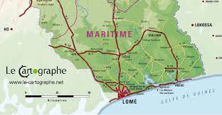 Carte Du Togo