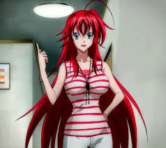 Rias Gremory Wanita Gadis Manga Fairy Tail