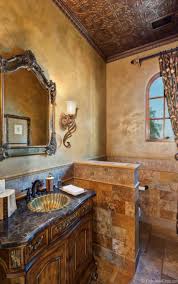 Tuscan Powder Room Tuscan Bathroom Decor Tuscan Bathroom Tuscan Design