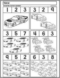 1 Teach Counting Skills With Race Cars Great For Teaching 1 1 Counting Skills And Number Recognition For Numb Cars Preschool Race Cars Printable Activities