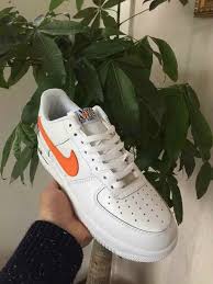 Unisex Nike Air Force 1 Low White Orange Nike Air Force Nike Air Force