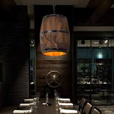 Quarter wine barrel hanging mason jar lamp. Millwood Pines Bar Cafe Lights Wood Wine Barrel Hanging Fixture Ceiling Pendant Lamp Lighting For Island Kitchen Dining Room Bedroom Cafe Bar Club Wayfair