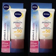 Find out more about this product. 2 Nivea Sun Protect And White Whitening Sun Protection Face Cream Spf 50 Pa 50ml Each Joodleshop