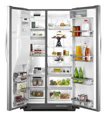 Maybe you would like to learn more about one of these? Kitchenaid Ksf26c6xyy 26 4 Cu Ft Side By Side Refrigerator Monochromatic Stainless Steel Disco D American Freight Sears Outlet