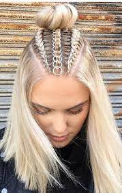 48 Stylish And Amazing Blonde Hairstyles For All Skin Tones Part 13 Medium Length Blonde Hair Long Hair Styles Braided Hairstyles