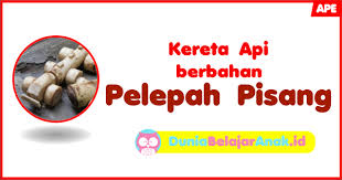 Anak bisa belajar mengenal angka sambil melakukan kegiatan mewarnai. Kereta Api Berbahan Pelepah Pisang Dunia Belajar Anak