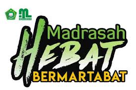 Terlampau, amat sangat (dahsyat, ramai, kuat, seru, bagus, menakutkan, dan sebagainya) contoh: Madrasah Hebat Bermartabat Moto Baru Madrasah Ayo Madrasah