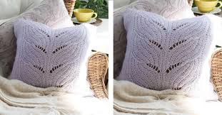 Beautiful projects from easy to advanced make it a simple task to find the one that is right for you. Lilac Knitted Cushion Cover Free Knitting Pattern