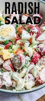 Radish Salad Mock Potato Salad Recipe Radish Salad Summer Salads Low Carb Salad