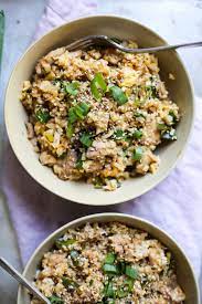 Ginger Scallion Chicken Fried Cauliflower Rice The Defined Dish