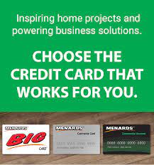 Once linked, you'll be able to manage and pay your menards® big card® from the same website as your capital one account(s). Menards Credit Programs At Menards