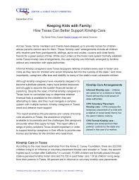 If so, here are the requirements for becoming a foster parent in texas to help you begin the process. How Texas Can Better Support Kinship Care Flip Ebook Pages 1 13 Anyflip Anyflip