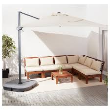 Seglaro Umbrella Hanging Beige Tilting Ikea In 2020 Offset Patio Umbrella Patio Umbrellas Patio Umbrella