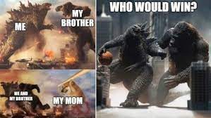 Kong memulai debutnya pada 31 maret 2021, baik di bioskop maupun di hbo max. Godzilla Vs Kong Funny Meme Templates For Free Download Online Are You Ready For The Ultimate Battle These Hilarious Jokes Will Prep You Up For The Movie Latestly