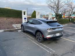 ● slow charging or level 1 charging usually takes around 8 hrs to charge a totally depleted battery fully. 2021 Mustang Mach E How Fast Does The Ford Ev Charge Up On Road Trips