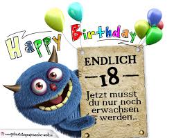 Glückwünsche Zum 18 Geburtstag Lustig Erwachsen