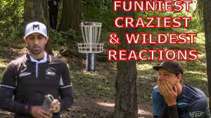 Funniest Craziest And Wildest Reactions To Missed Putts And Bad Drives Disc Golf Compilation Youtube