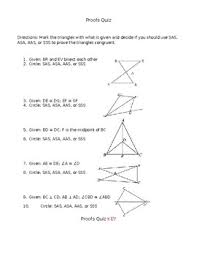 It applies to every part of our existence as well. Triangle Congruence Proofs Worksheets Teaching Resources Tpt
