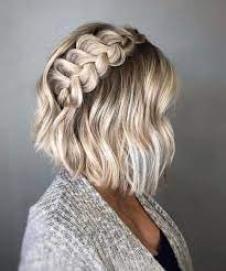 Flechtfrisuren Kurze Haare Mit Pony Geflochtene Frisuren Flechtfrisuren Zopf Kurze Haare