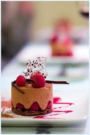 Chocolate Mousse With Raspberries Fine Dining Desserts Fancy Desserts Desserts