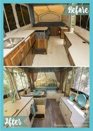 The rv renovation | before & after. 25 Awesome Travel Trailer Remodel Before And After Costs Designs