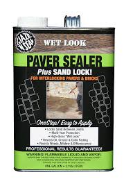 Then use a dry roller to soak up the excess to avoid lines and drip marks. Wet Look Paver Sealer Glaze N Seal Products