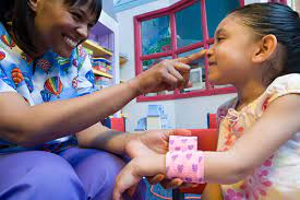 This child care center helps with children in the age range of infant/toddler; Quality Child Care