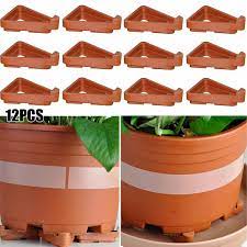 Proudly made in the usa and both rings and packaging are 100%. Hot Sale 12 Pcs Invisible Low Profile Flower Pot Feet Garden Plant Pot Feet Risers Outdoor Vj Drop Pot Trays Aliexpress