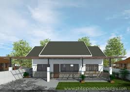 Now that the roof is on, the house looks a bit like a philippine basketball court. Single Story Contemporary House Philippine House Designs