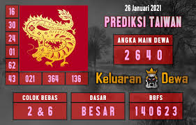 Prediksi Keluaran Taiwan Selasa 26 Januari 2021 Terjitu In 2021 Taiwan Bandar Singapore