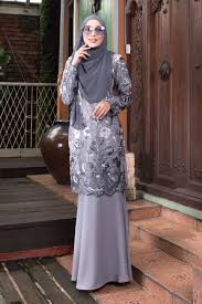17+ design baju kurung pahang moden casual stylish fesyen via wanitahijab.com. Fesyen Terkini Baju Kurung Moden Lace