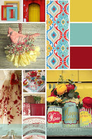 A February Mood Board Decorating With Red Turquoise And Yellow Turquoise Living Room Decor Turquoise Home Decor Living Room Turquoise