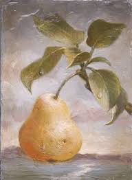 Karin Wells Studio Pear Still Life Encaustic Painting Encaustic Painting Original Paintings For Sale Encaustic Art