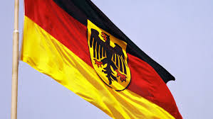 The flag of germany is a horizontal tricolour of black, red, and gold. German Bundestag The Federal Eagle
