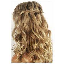 Nothing Says Romance Like A Well Done Waterfall Braid With Mermaid Curls We Are Big Fans Beautifully Done By Team Hair Stylist Bree Sundayinspiration Mauih Penteados Ideias De Penteado Cabelo Penteado