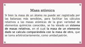 La masa atómica es algunas veces usada incorrectamente como un sinónimo de masa atómica relativa, masa atómica media y. Isotopo Y Masa Atomica Promedio Tomi Digital