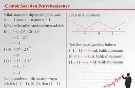Contoh soal titik stasioner dan pembahasan. Contoh Soal Dan Pembahasan Nilai Ekstrim Berbagi Contoh Soal